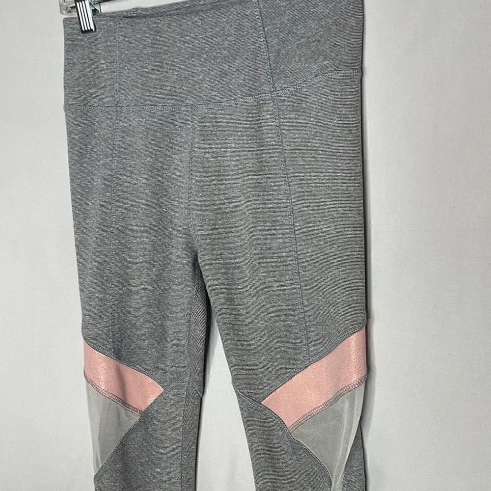 Justice Active Full Length Rose Gold/Grey Leggings. Size 12.